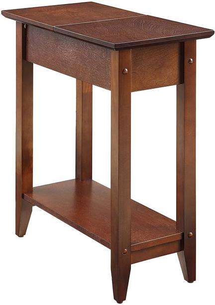 GenuineDecor End table With Flip Top Solid Wood End Table
