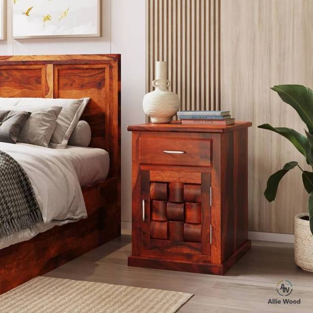 Devsignature Solid Sheesham Wood Bed Side Table For Bed Room Solid Wood End Table