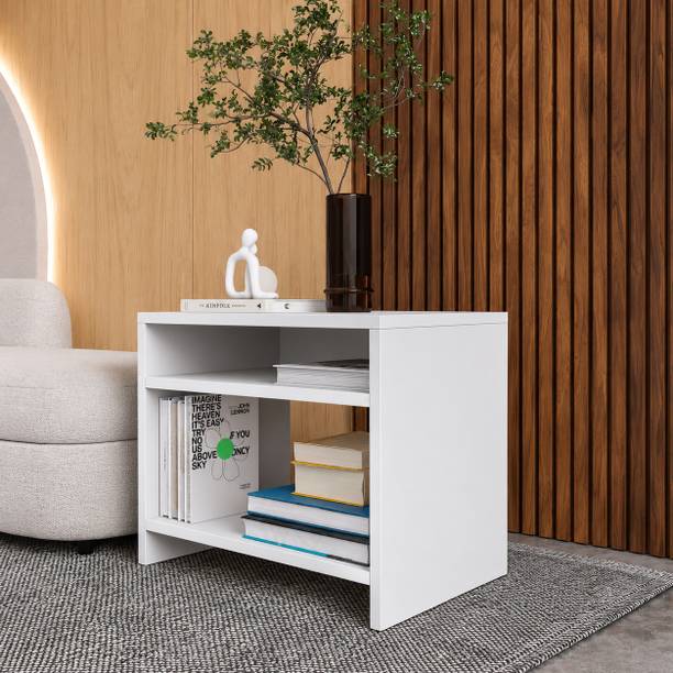 Spyder Craft Bedside Table with Open Shelf – Side Table for Bedroom, Living Room & Office Engineered Wood Bedside Table