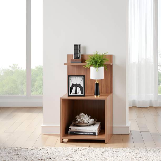FURNEASER Wetty Bedside Table, End & Sofa Side Small Table, Stool, Engineered Wood Side Table