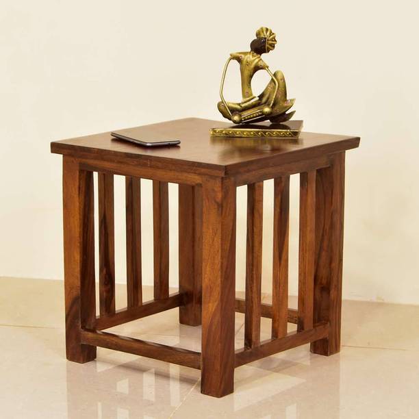 KHATIARTS Solid Wood Side Table
