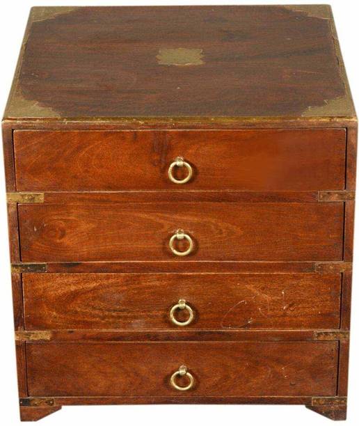 APRODZ Sheesham Wood Side Table For Bed Room / Living Room| Drawer Storage Solid Wood Bedside Table