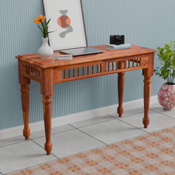 jangid Handicraft Wooden Console Table for Living Room | Solid Sheesham Wood Entryway Table Solid Wood Console Table