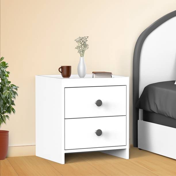 NEEHV HOME Sinclair Side Table with Drawer - For Storage & Bookshelf Organizer for Home Engineered Wood Side Table