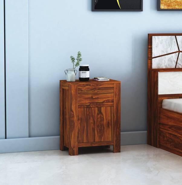 Ganpati Arts Sheesham Akon Bedside Table For Bedroom/Wooden End/Nightstand Lamp Table Solid Wood Bedside Table