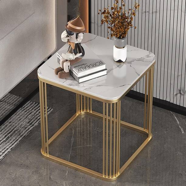 ZUHAIB CRAFTED LEGACY Modern Square Side Table, End Table, Bedside Table for Living Room, Bedroom etc. Engineered Wood Side Table