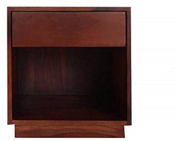 APRODZ Sheesham Wood Side Table For Bed Room / Living Room| Drawer Storage Solid Wood Bedside Table