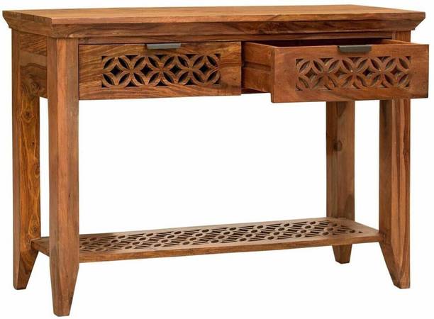 Allie Wood Rosewood (Sheesham) Solid Wood Console Table