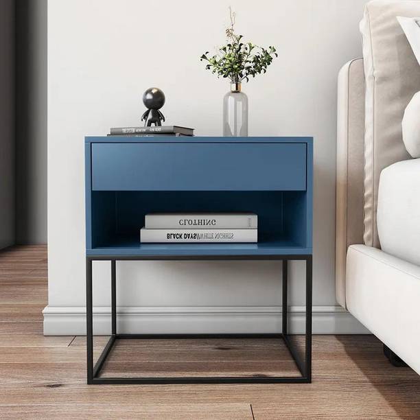 NG Decor Bedroom Living Room End Side Table With Storage Drawer Cabinet Night Stand Engineered Wood Bedside Table