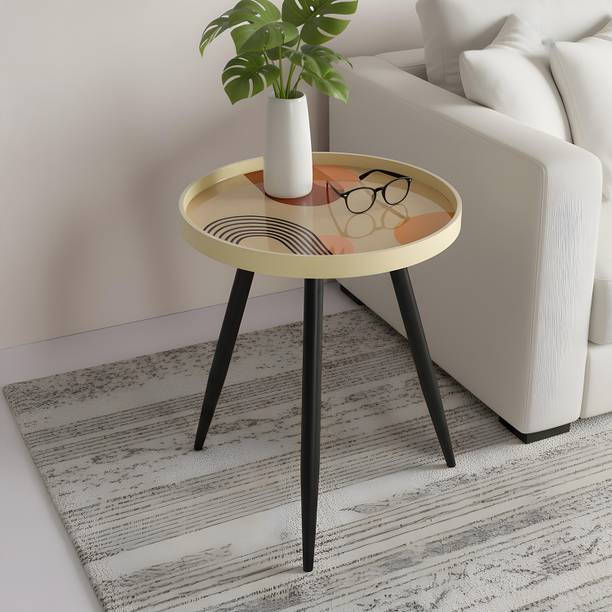 Wakefit Callisto - White Engineered Wood Side Table