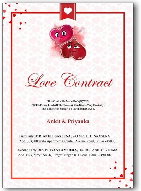 ekart traders LOVECARDS Silhouette Paper Sheet