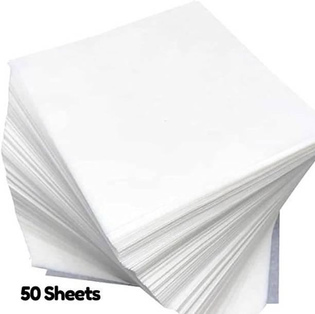 soft cozi Butter Paper 50 Sheets Of Size 10X10 For Lunch Food Wrap Silhouette Paper Sheet