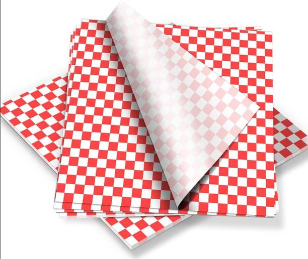 Ami Care Products Butter Paper Red Color Wrap Paper 100 Sheets Silhouette Paper Sheet