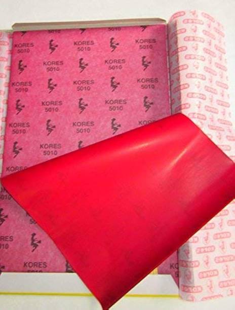 Msgh Transfer Tracing Carbon Paper for Canvas,Wood, Hand Paint (red - 50sheets) Silhouette Paper Sheet