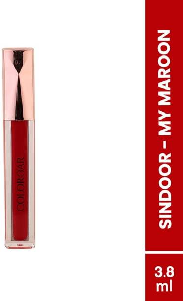 COLORBAR Sindoor, Maroon, 3.8 ml Smudge proof formula Long lasting liquid