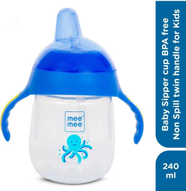 MeeMee Baby Sipper cup BPA free non spill twin handle for baby/Toddlers/Kids,240 ML
