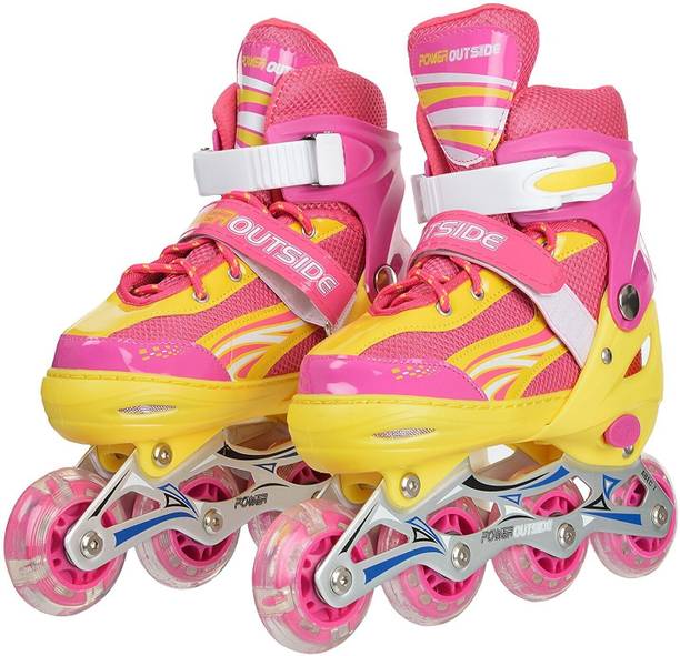 IRIS 72 mm Adjustable In-line Skates - Size 3-6 UK