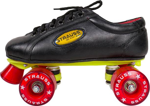 Strauss Fix Body Shoe Skate With PVC Wheel (Gripper) | Ideal For Senior (15+ Years) Shoe Skates - Size 10 UK