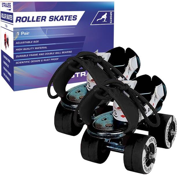 Strauss Tenacity Iron Quad Roller Skates - Size (For 6 to 8 Years) (30-32) Euro