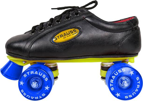 Strauss Fix Body Shoe Skate With PVC Wheel (Gripper) | Ideal For Junior (14-15 Years) Shoe Skates - Size 7 UK