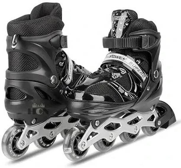 viel spiel High quality in-line have different size with PU LED wheel Shoe Skates - Size 6-9 UK