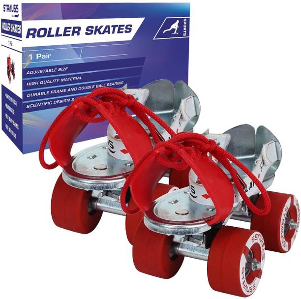 Strauss Baby Quad roller skates (for 4 to 6 years) Quad Roller Skates Quad Roller Skates - Size 26-30 Euro