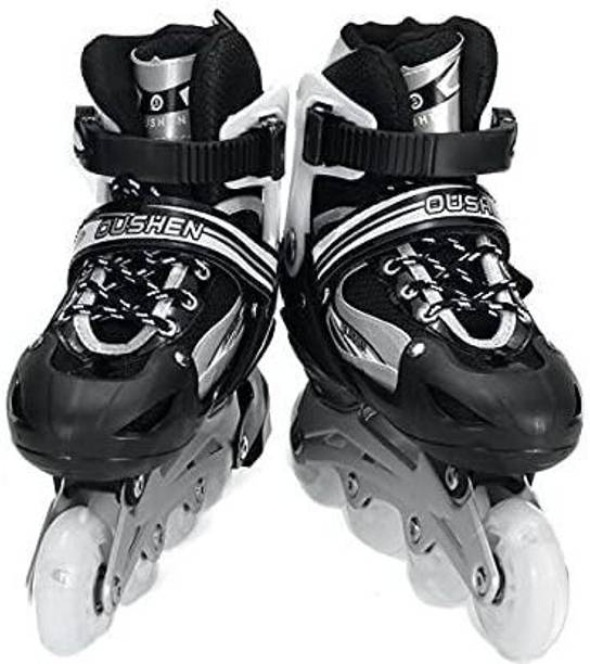 CountryLink Inline Skating Shoes with LED Light on Wheels for Boy & Girls inline skating In-line Skates - Size 8-11 UK