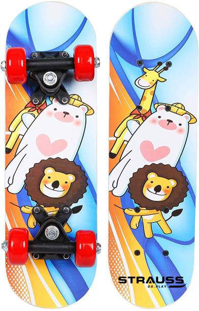 Strauss Lion Kids Skateboard | Skate Boards For Boys | Skateboards For Kids 5 inch x 17 inch Skateboard