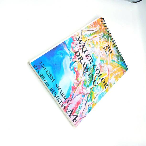 KRASHTIC Sketchbook For Drawing Painting Sketching of Daily 80 Pages Pack Of 1 A4 Size Sketch Pad