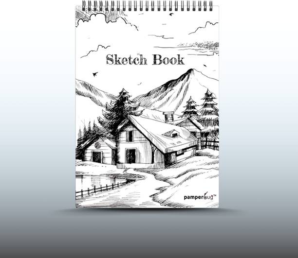 PAMPERBUG A5 Sketch book Top Wiro-Bound Sketchbook for Artists | Sketching and Drawing Sketch Pad
