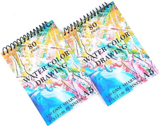 PerDay 80 Pages Sketch Pad 5x8 Inch 150 GSM Paper Sketch Pad
