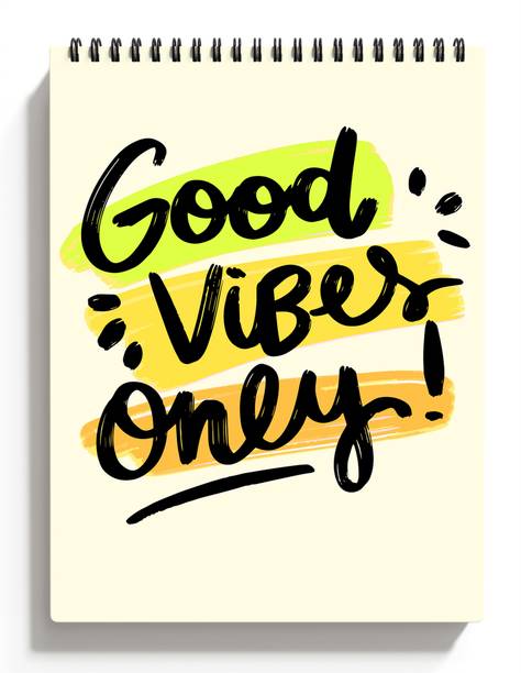 ModernDecor A5 Motivational Sketchbook for Students & Kids Drawing Book, Copy,100 Pages S10 Sketch Pad