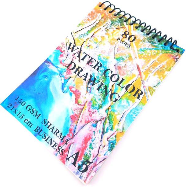PerDay Soft Cover Bound HQ Sketch Book Spiral Bound 150 GSM Paper Sketch Pad