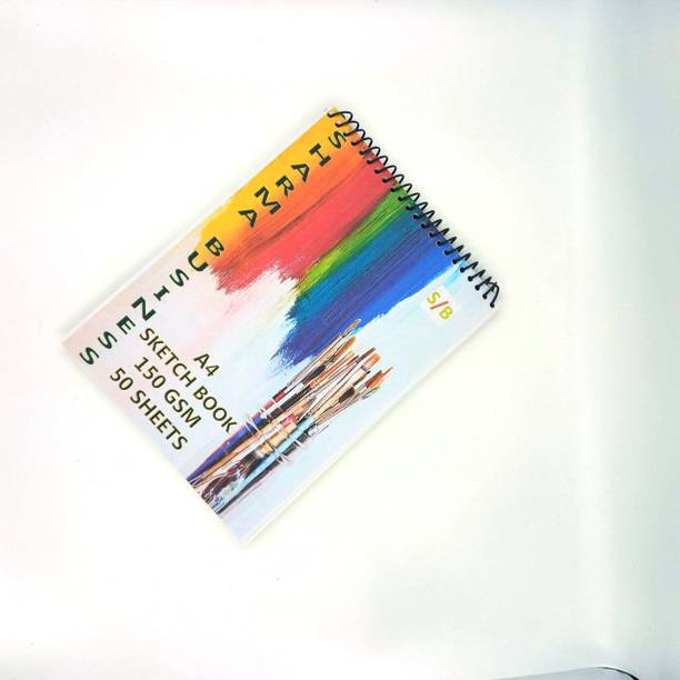 KRASHTIC PERDAY 150GSM Spiral Sketch Book For Drawing & Sketching Size 8x11inch Pack of 1 Sketch Pad