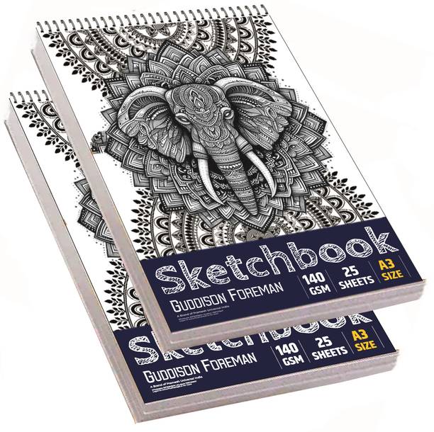 Guddison Foreman A3-Sketchbook-Pack-of-2 Sketch Pad