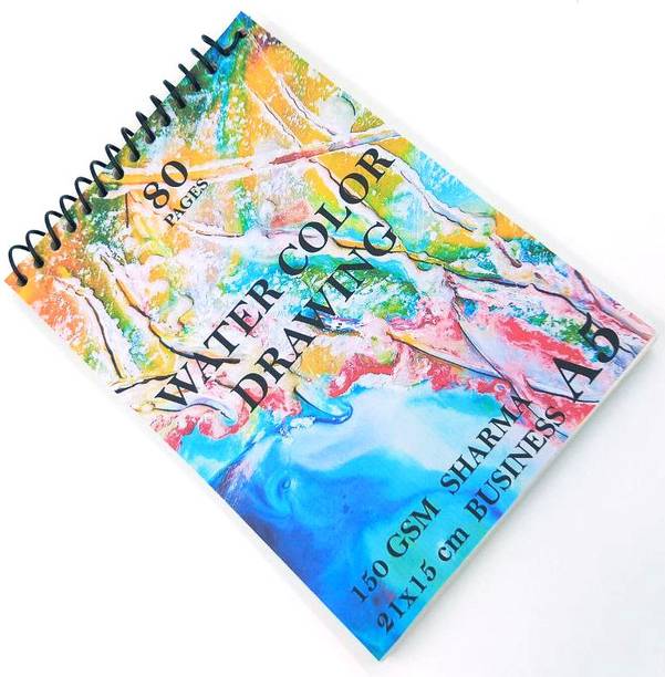 Redge Spiral Bound Sketch book A5 Size Sketch Pad For Painting and Sketching Size A5 Sketch Pad