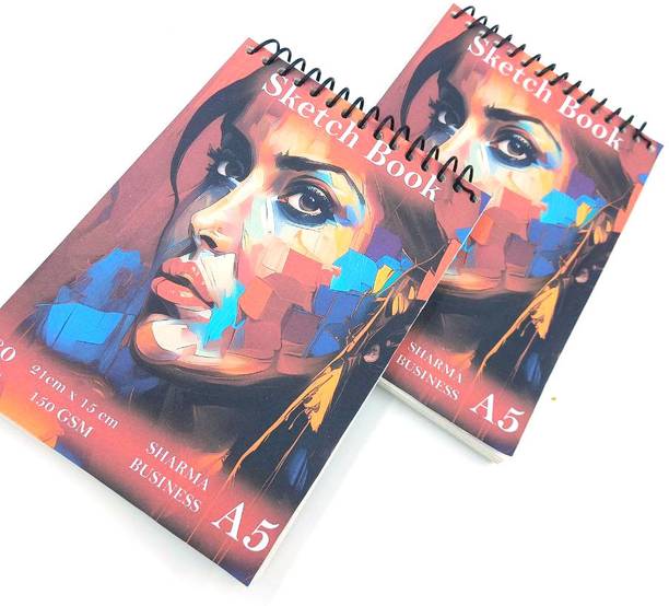 PerDay 80 Pages (40 Sheets) 150 GSM Size 21x15 cm Sketch Pad