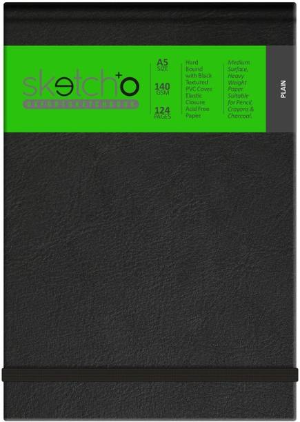 ANUPAM SketchO Sketch Book (Hb)- 124 Pages, A5 Sketch Pad