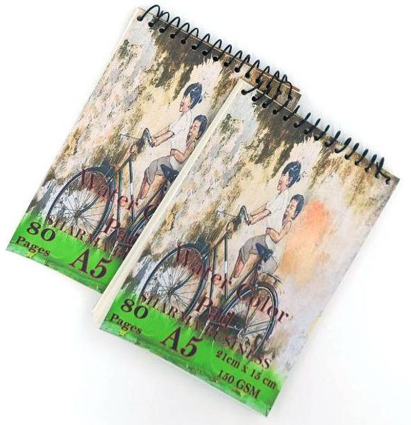 KRASHTIC Sketch Book A5 Size For Sketching For Painting A5 20x15cm Pages 80 in esch Pad Sketch Pad