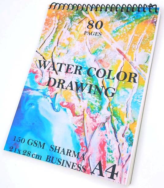 SHARMA BUSINESS A4 Sketch book For Drawing, Painting and Sketching Size Small 28x21 cm Sketch Pad