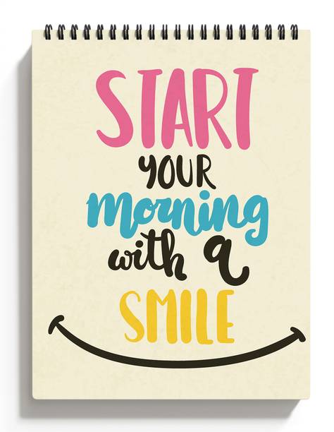ModernDecor A5 Motivational Sketchbook for Students & Kids Drawing Book, Copy,100 Pages S107 Sketch Pad