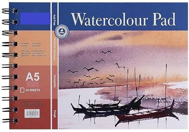 Kreative Kraft A5 Size Water Color Drawing Book (24 sheets) Sketch Pad