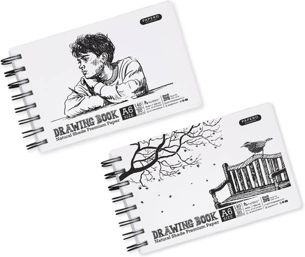 Papero A6 Sketch book Combo 1 Sketch Pad
