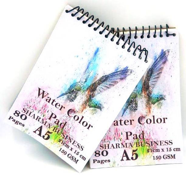 KRASHTIC Soft Cover Sketch Book Drawing Pads,150 gsm Thich Smooth Sketching 80 Pages Sketch Pad