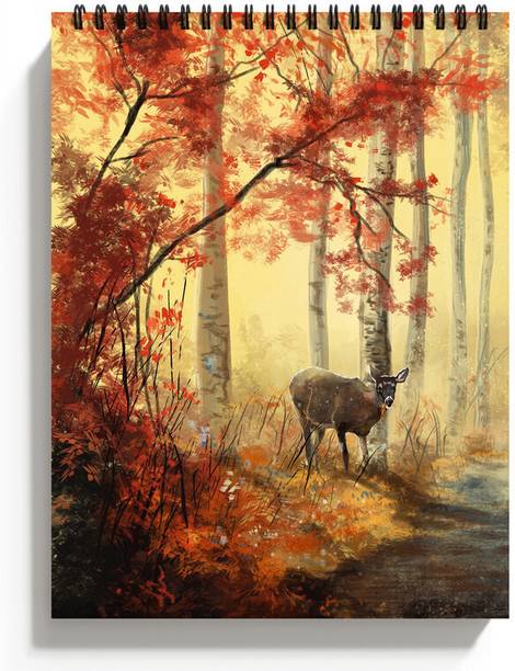 ModernDecor A5 Sketchbook for Artists Students & Kids Drawing Copy Sketching 100 Pages D15 Sketch Pad