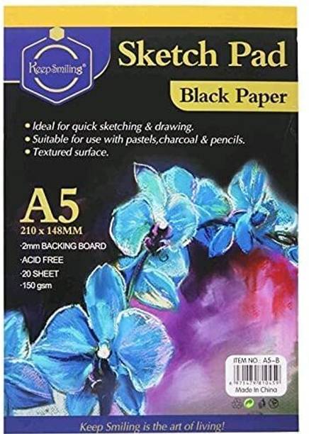 53 Arts A5 Size Black Paper Sketch Book Sketch Pad