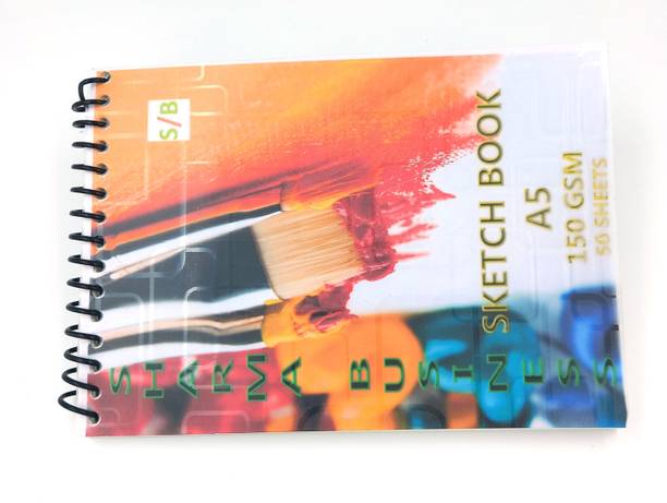 KRASHTIC A5 Drawing book For Sketching & Painting Pack of 1 50 sheet for kids Sketch Pad