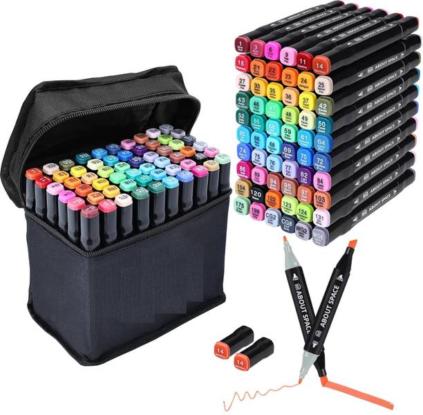 Akvanar Marker Pen 60 PCS Markers Drawing pen set Nib Sketch Pen
