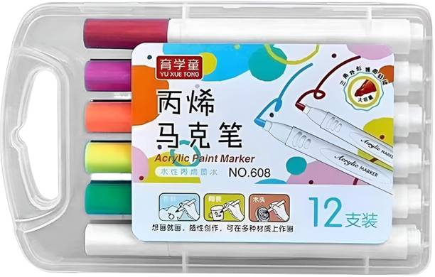 Jiyancreation 1 DIY Crafts, Drawing & Sketching – Quick Dry, Non-Toxic, Water-Based Ink Nib Nib Sketch Pens