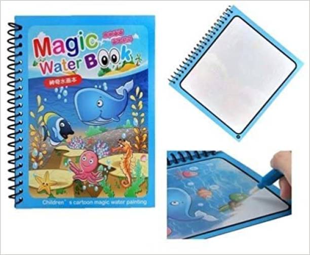 Magic Water Book Quick Dry Book Water Coloring Book With Magic Pen Painting Book